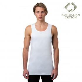 Australian Cotton Mens Singlets